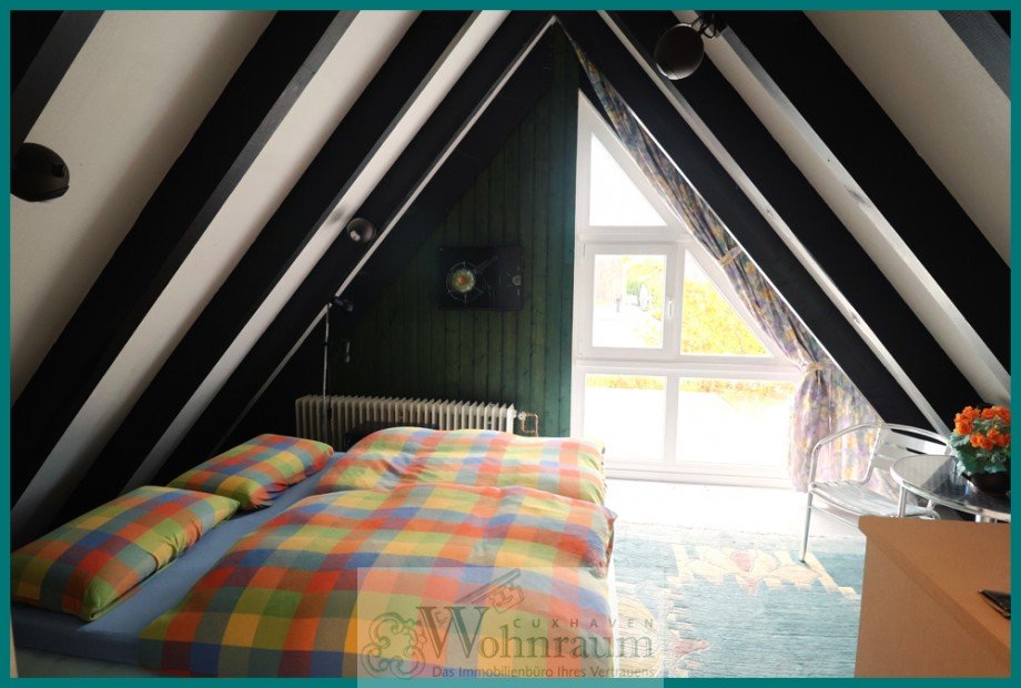 Schlafzimmer Ferienhaus Cuxhaven / Duhnen