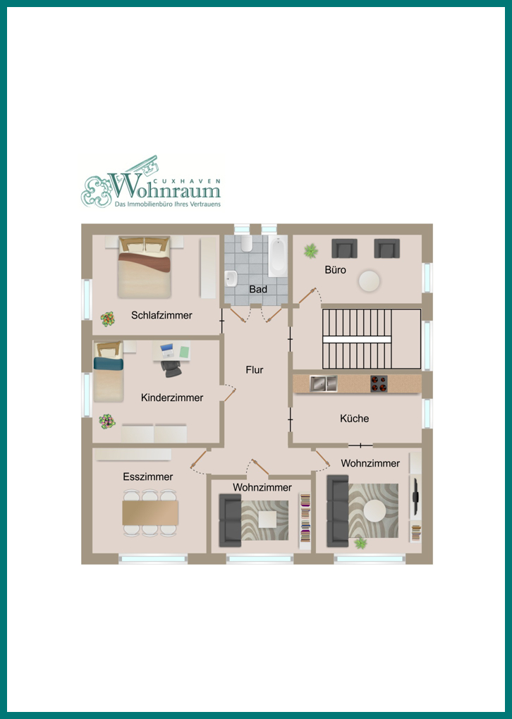 3. Etage Haus Cuxhaven / D�se