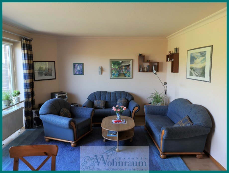Wohnzimmer Doppelhaush�lfte Wurster Nordseek�ste