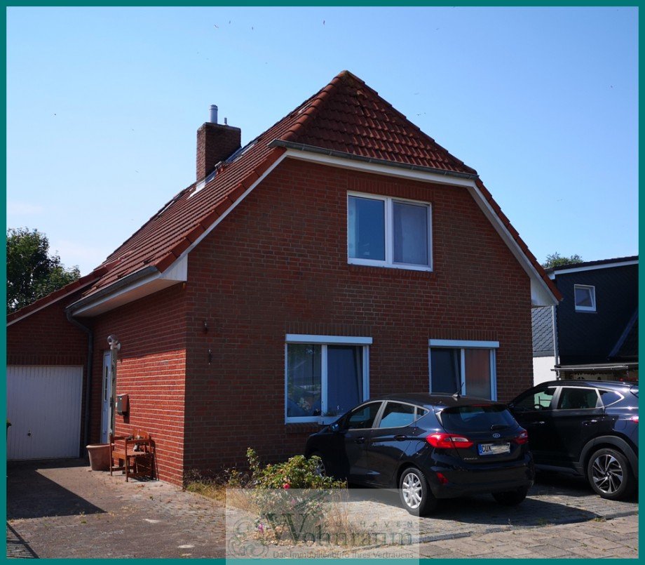 Stra�enansicht Einfamilienhaus Cuxhaven / Sahlenburg