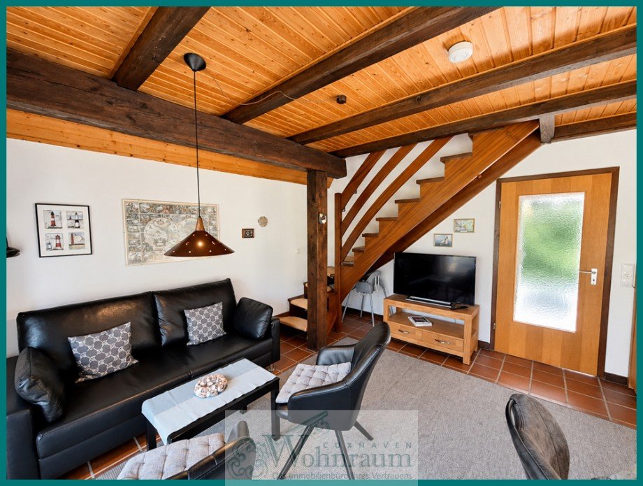 Wohnzimmer Ferienhaus Cuxhaven / Duhnen