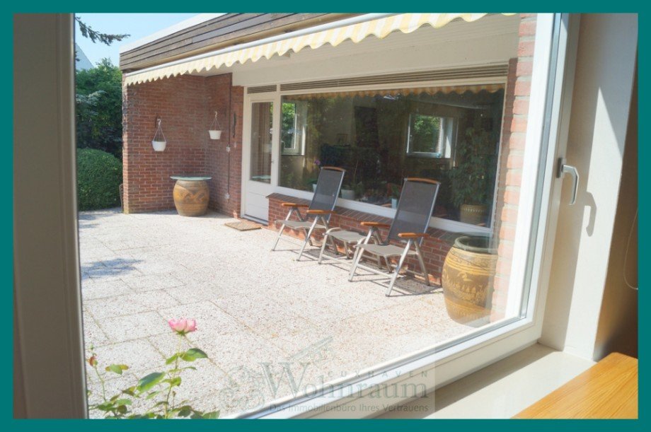 Blick aus dem Hauptschlafzimmer Einfamilienhaus Cuxhaven / D�se