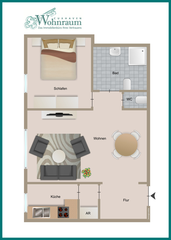  Erdgeschosswohnung Cuxhaven