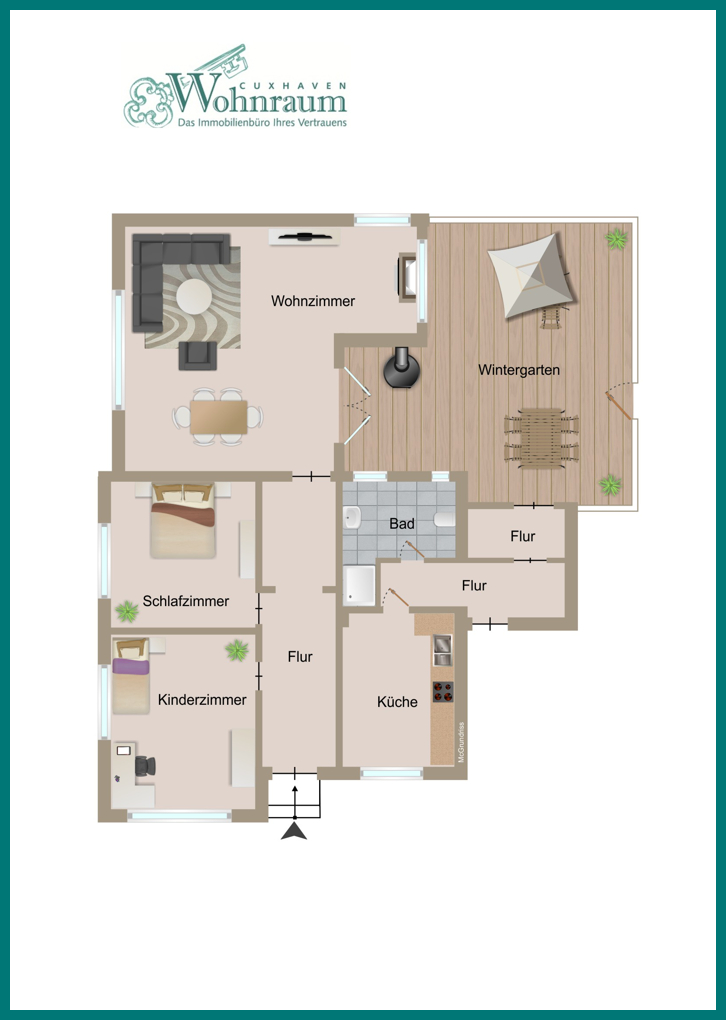 Erdgeschoss Einfamilienhaus Cadenberge