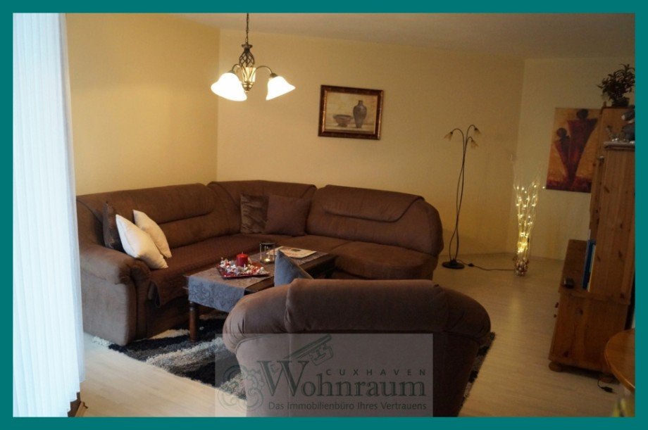 Wohnzimmer Etagenwohnung Cuxhaven