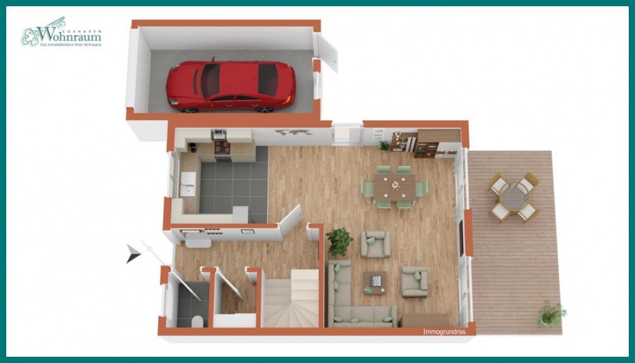 Erdgeschoss Doppelhaush�lfte Cuxhaven / Altenbruch