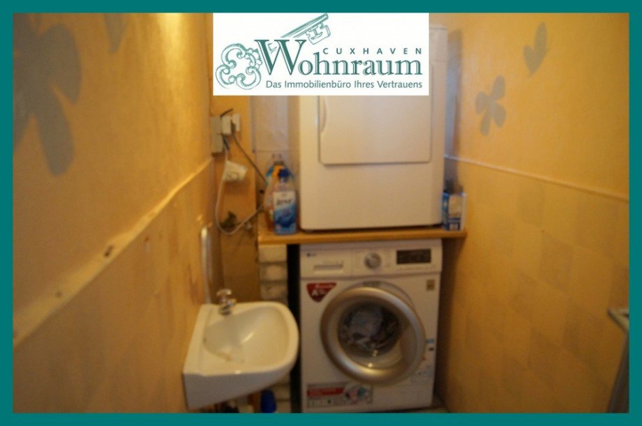 Platz f�r WM und Trockner Einfamilienhaus Otterndorf