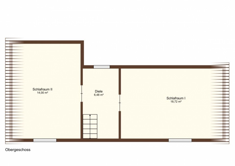 Grundriss OG Einfamilienhaus Nordleda