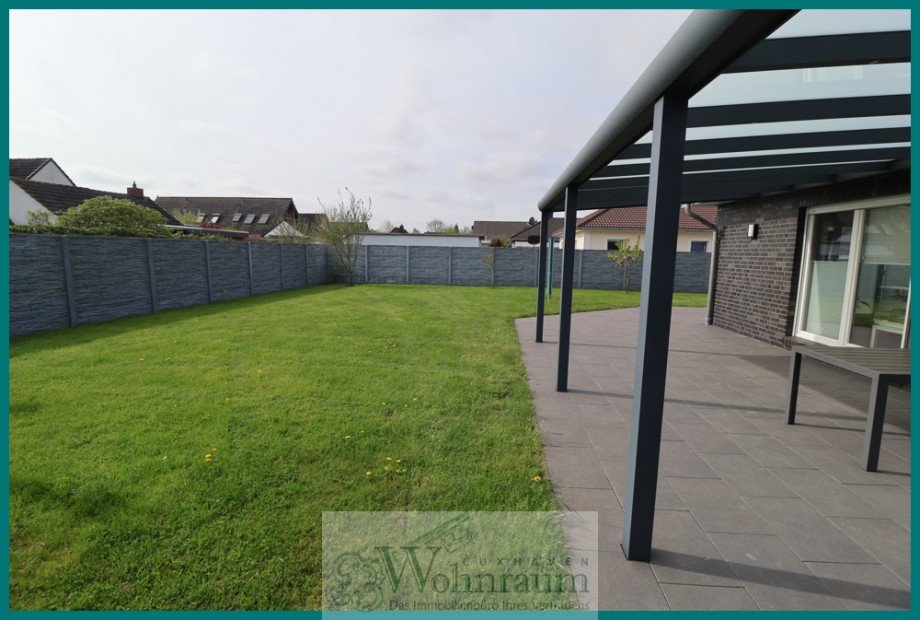 Garten mit Terrasse Einfamilienhaus Geestland