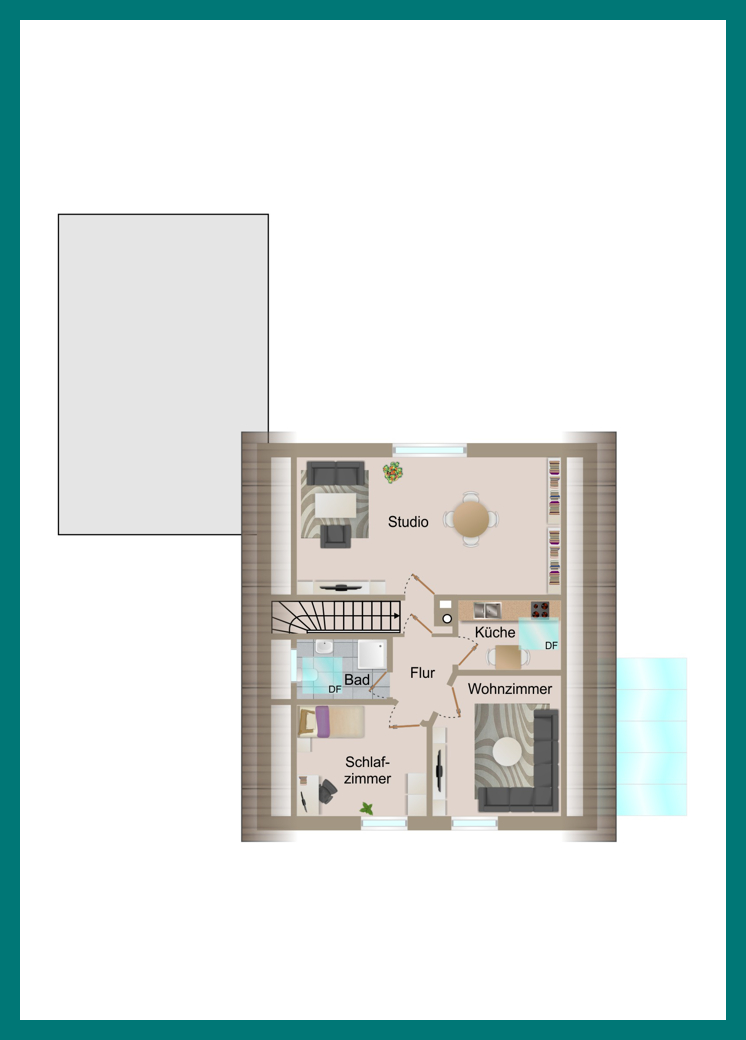 Grundriss OG Einfamilienhaus Cuxhaven / Altenwalde