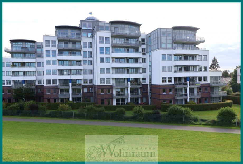 Blick vom Deich Etagenwohnung Cuxhaven / D�se
