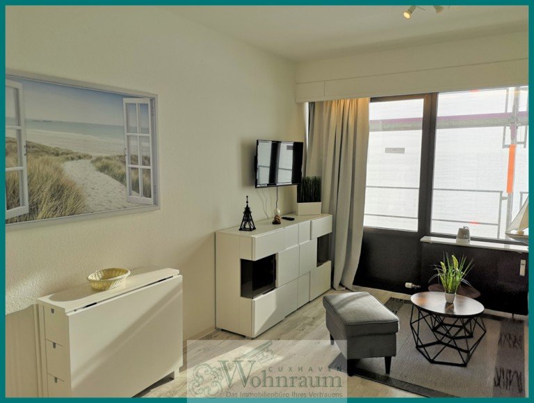 Wohnraum mit... Cuxhaven / D�se Etagenwohnung Modernisiertes Ferienapartment in D�se,nur 200 Meter bis zum Wasser.