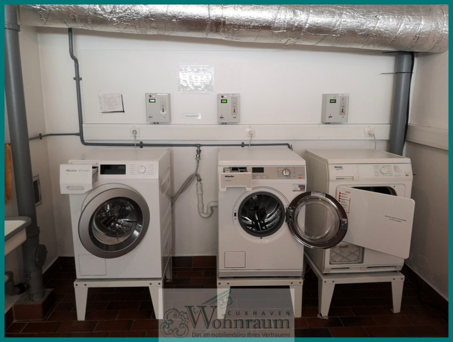 Waschraum mit M�nzfunktion Etagenwohnung Cuxhaven / D�se