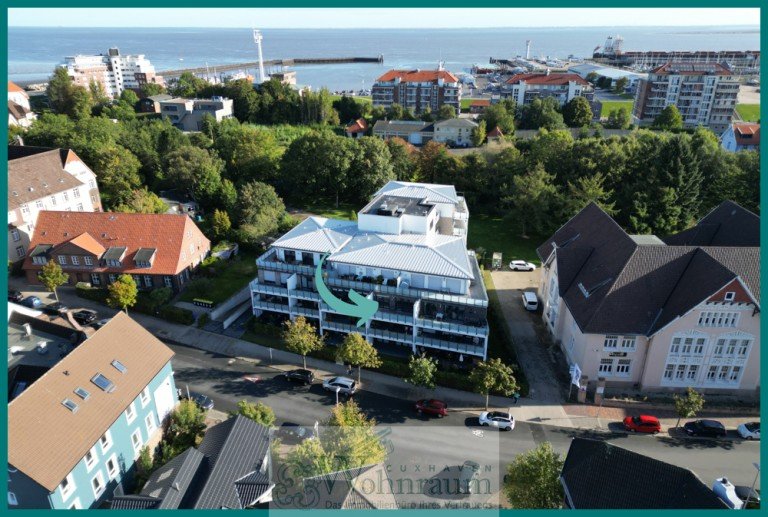 Au�enansicht Cuxhaven Etagenwohnung Exklusive 2,5 Zimmer Wohnung nahe der Grimmersh�rnbucht und dem Hafen