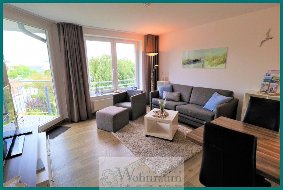 Wohnzimmer Etagenwohnung Cuxhaven