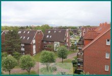 Blick vom Balkon Eigentumswohnung direkt am Strand