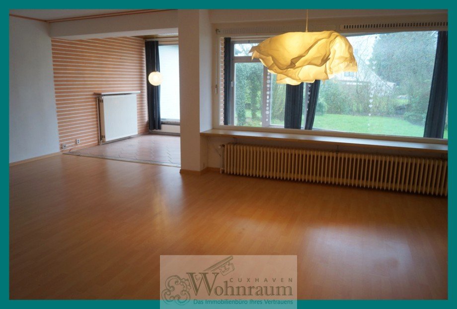 Blick ins Wohnzimmer Einfamilienhaus Neuenkirchen