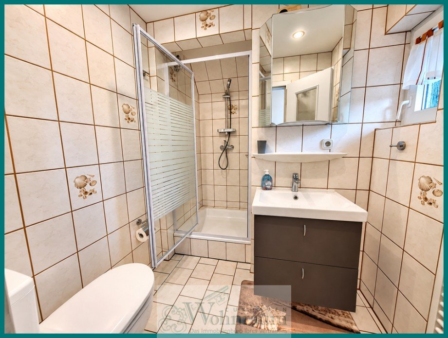 Badezimmer Ferienhaus Cuxhaven / Duhnen