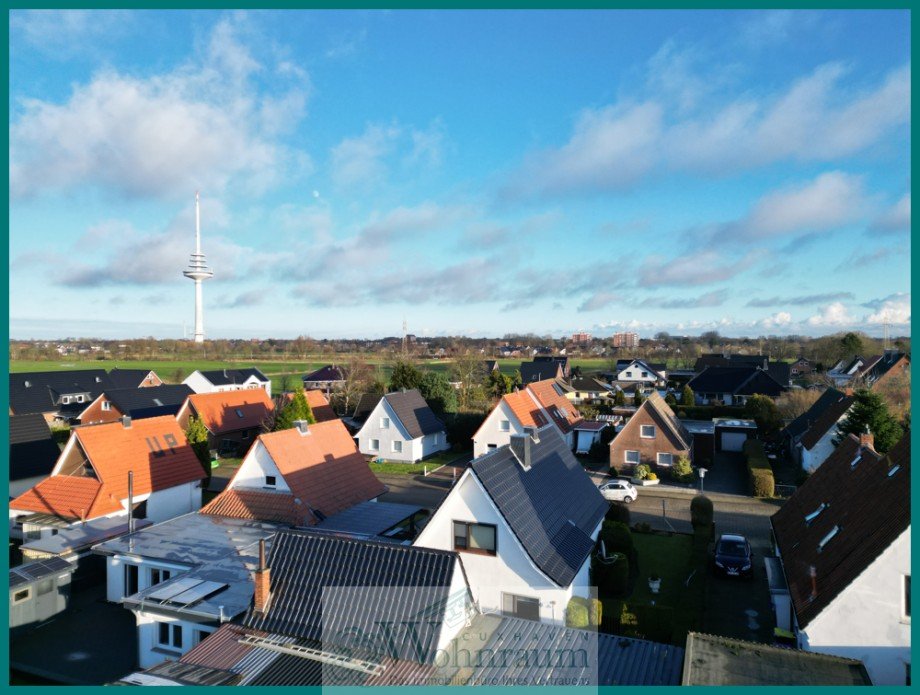 Ansicht von oben Einfamilienhaus Cuxhaven
