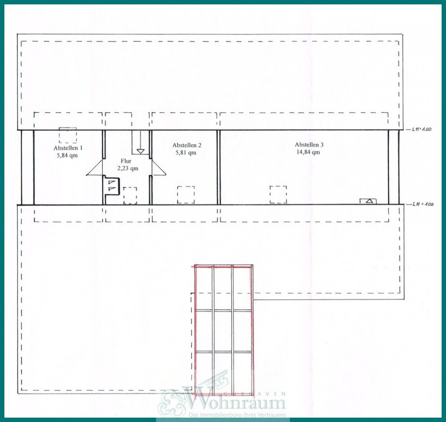 Grundriss Spitzboden Resthof Misselwarden
