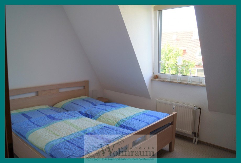 Schlafzimmer Dachgeschosswohnung Cuxhaven
