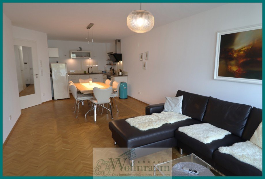 Wohn- und Essbereich Etagenwohnung Cuxhaven