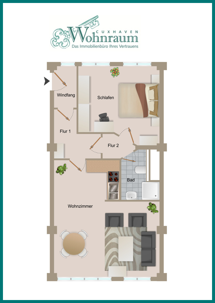  Erdgeschosswohnung Cuxhaven