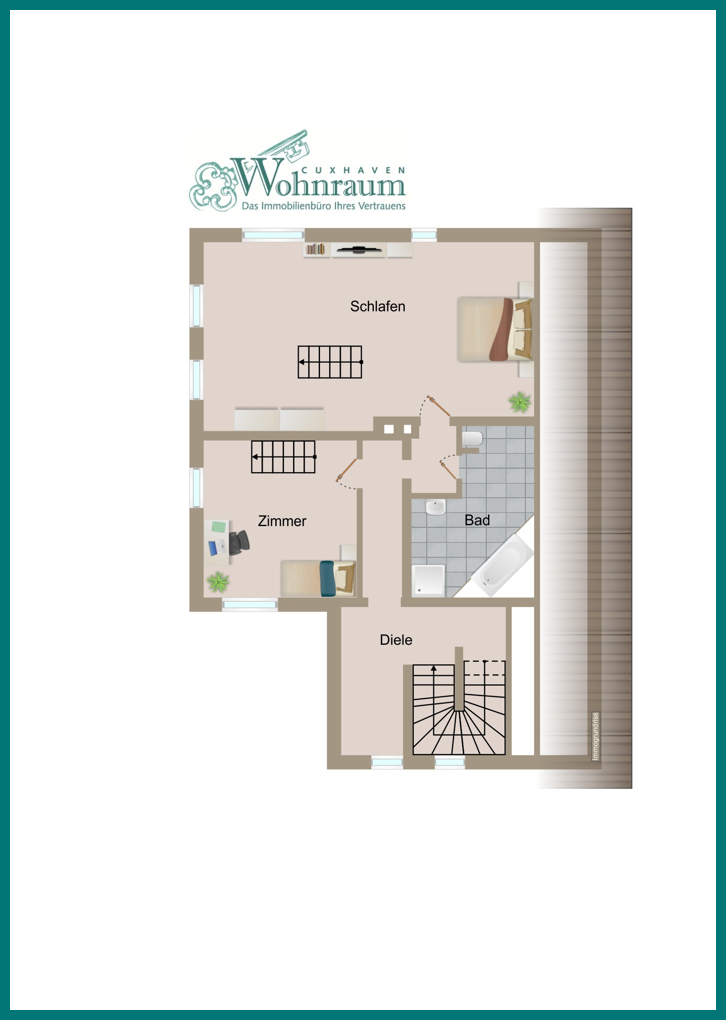 Obergeschoss Einfamilienhaus Wingst