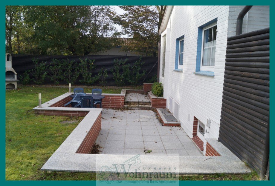 Terrasse Whg. 1 Haus Cuxhaven / Duhnen
