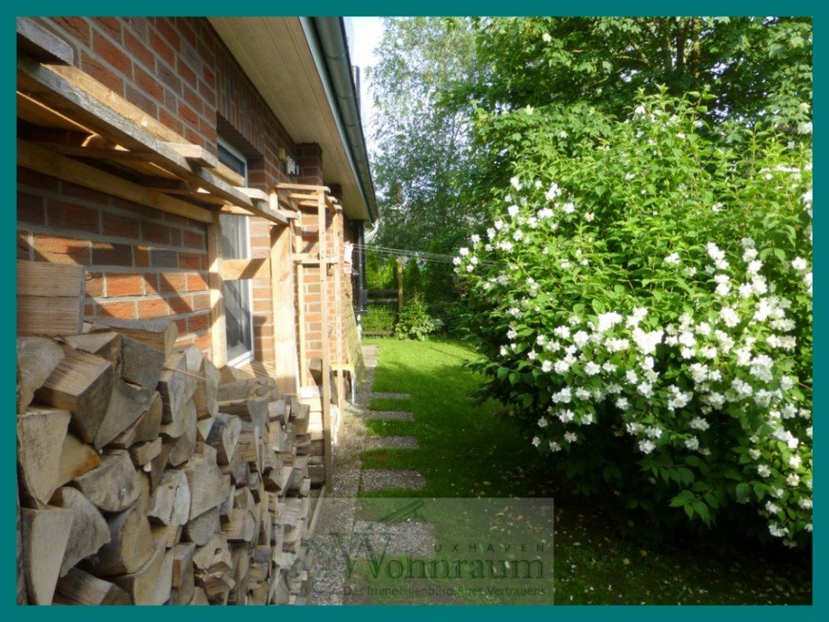 Holz f�r den Kamin ist schon vorhanden Einfamilienhaus Belum
