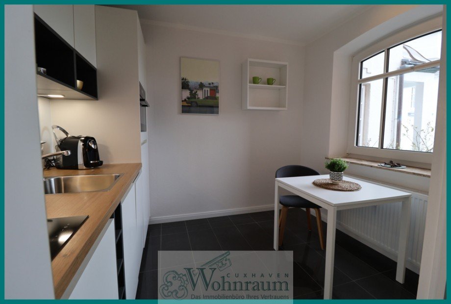 Blick in die K�che Erdgeschosswohnung Cuxhaven