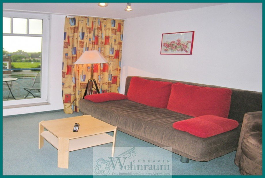 Wohnzimmer Etagenwohnung Dorum Neufeld