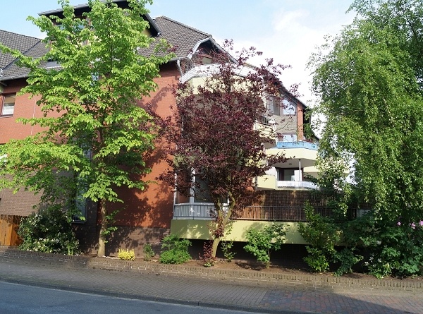 Ansicht von hinten Maisonettewohnung Cuxhaven