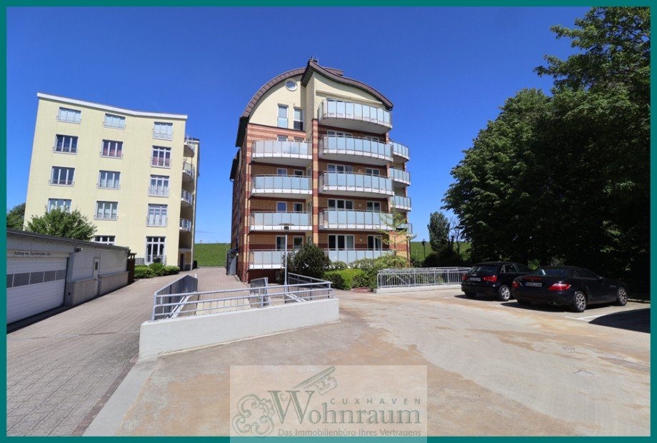 R�ckansicht Maisonettewohnung Cuxhaven