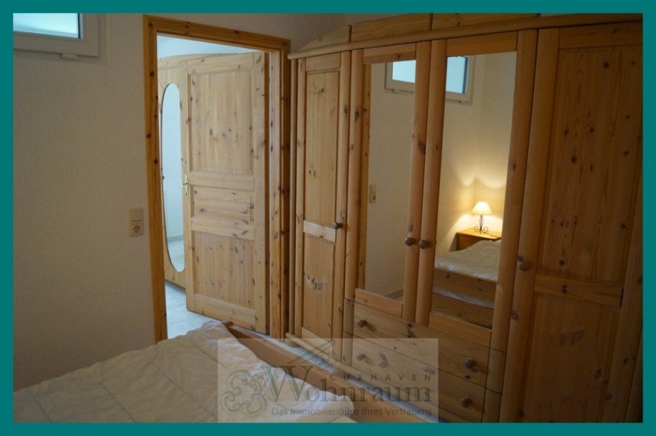 Schlafzimmer mit Durchgang Etagenwohnung Cuxhaven