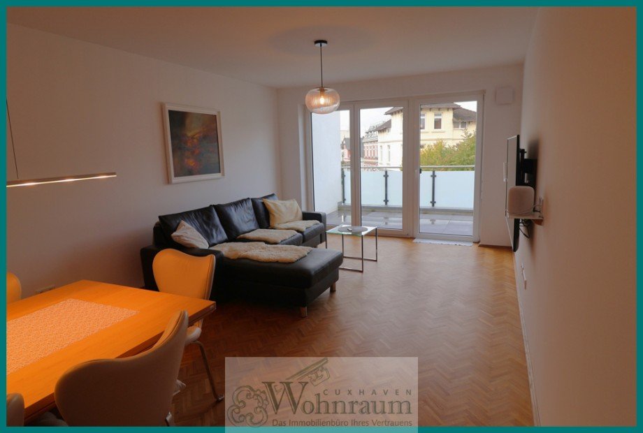Wohnzimmer Etagenwohnung Cuxhaven
