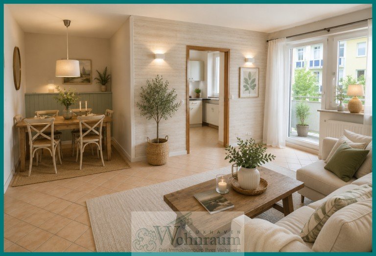 KI Wohnbeispiel Wohnzimmer Cuxhaven Etagenwohnung Endlich in der N�he vom Yachthafen wohnen!