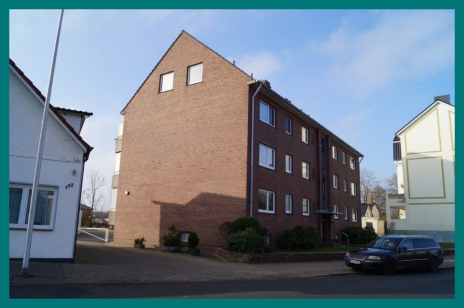 Au�enansicht Seite Etagenwohnung Cuxhaven