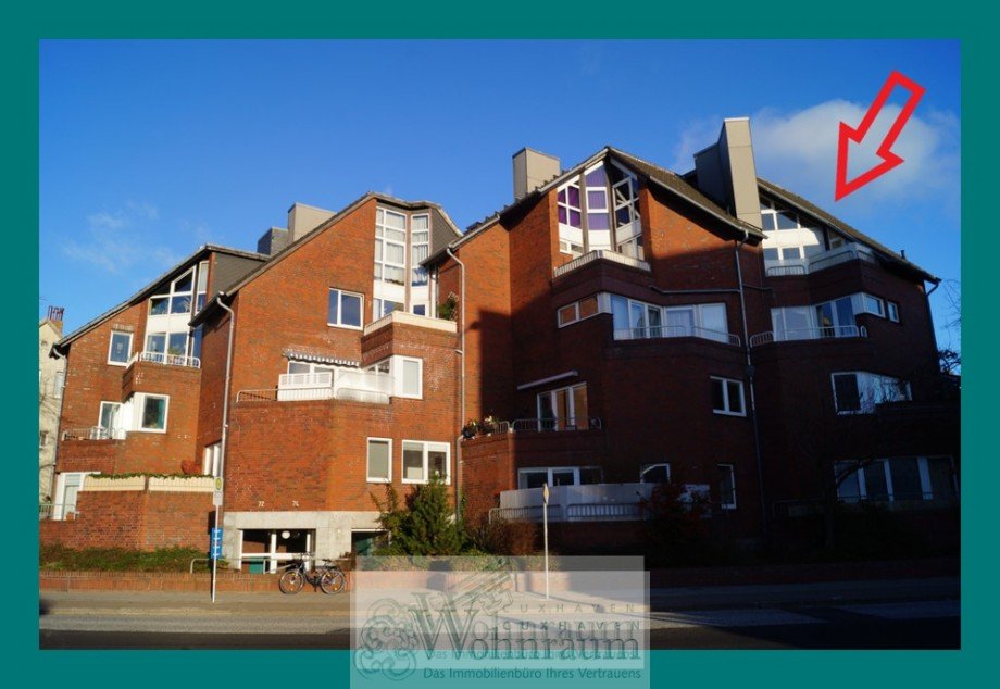 Stra�enansicht Maisonettewohnung Cuxhaven