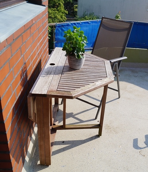 gem�tlicher Balkon Maisonettewohnung Cuxhaven