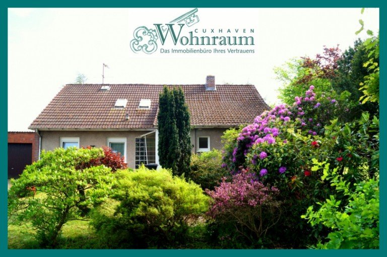 Au�enansicht K�hrstedt Geestland Einfamilienhaus Einfamilienhaus mit gro�em Garten in Geestland - K�hrstedt