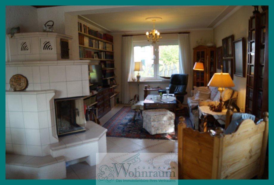 Blick ins Wohnzimmer Einfamilienhaus Wurster Nordseek�ste