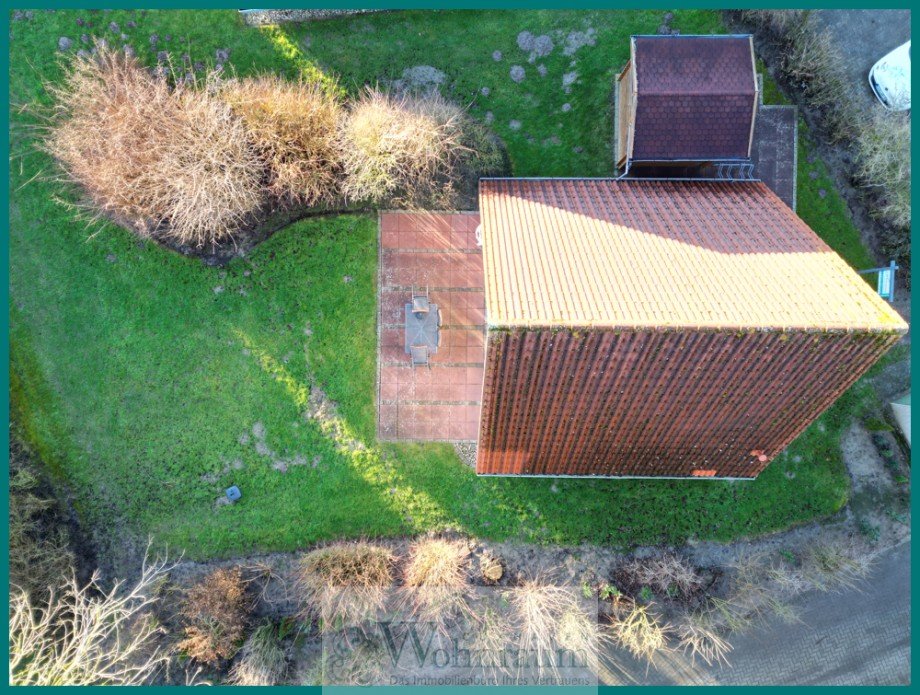Ansicht von oben Ferienhaus Dorum