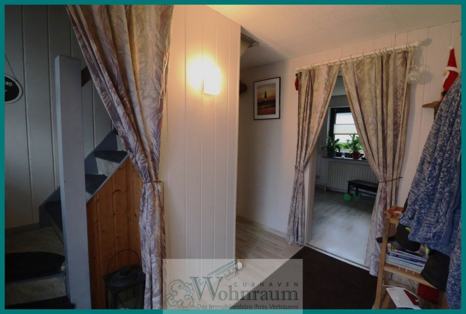 Flur zum Wohnzimmer Einfamilienhaus Cuxhaven
