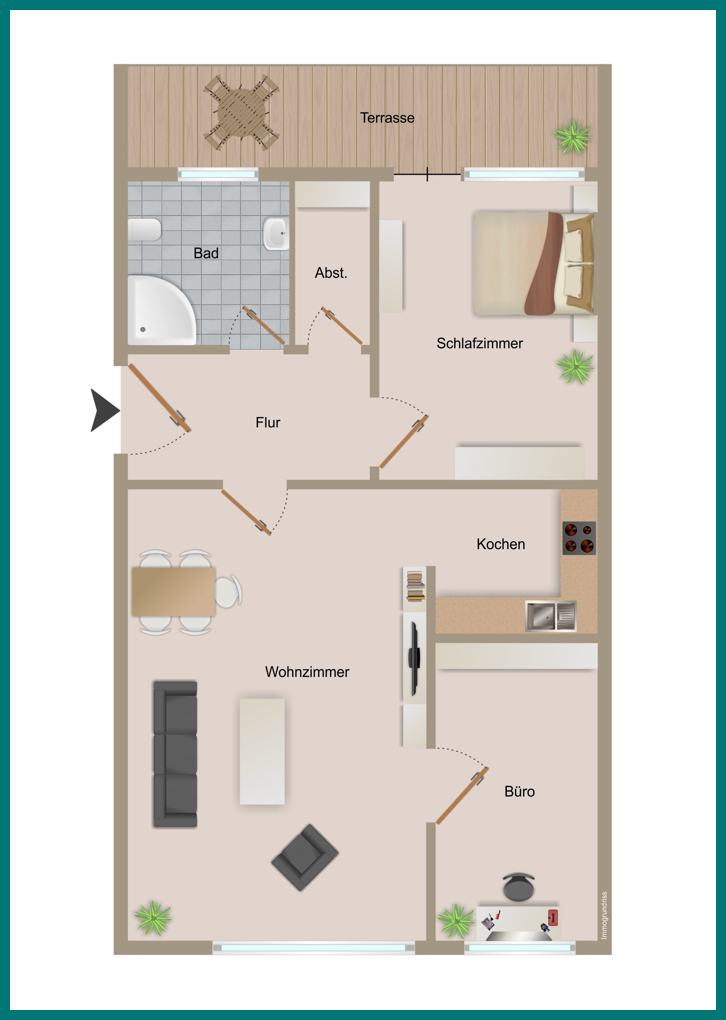  Erdgeschosswohnung Cuxhaven