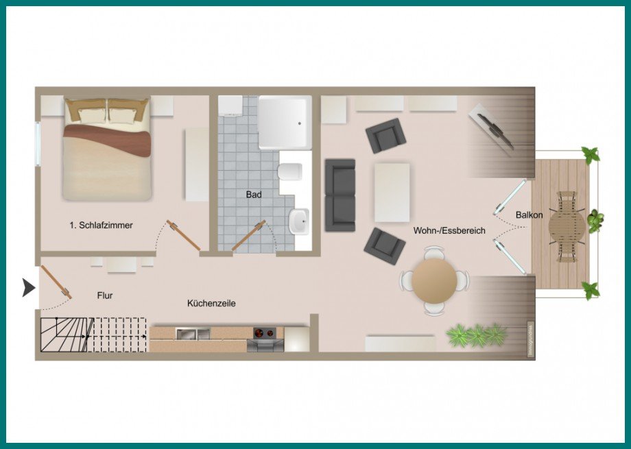  Maisonettewohnung K�hlungsborn / K�hlungsborn West