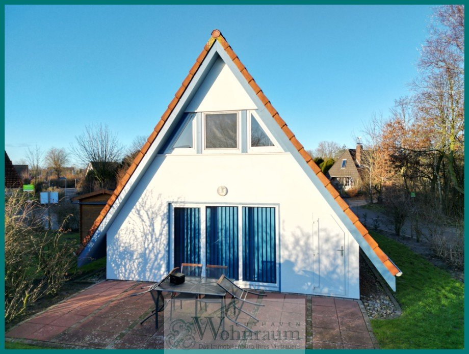 Gartenansicht Ferienhaus Dorum