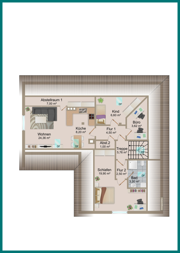 Dachgeschoss Einfamilienhaus Cuxhaven / Sahlenburg