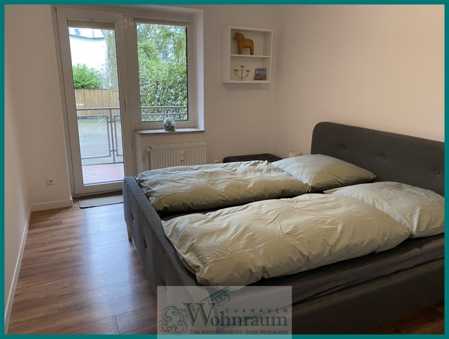 Schlafzimmer Erdgeschosswohnung Cuxhaven