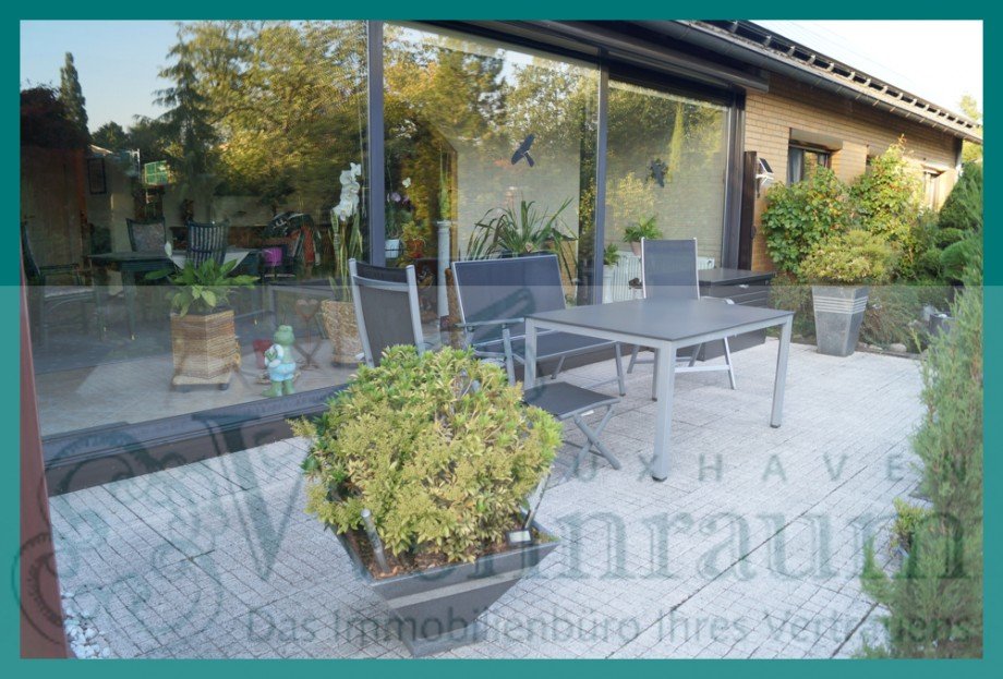 Terrasse mit s�d/west Ausrichtung Einfamilienhaus Cuxhaven